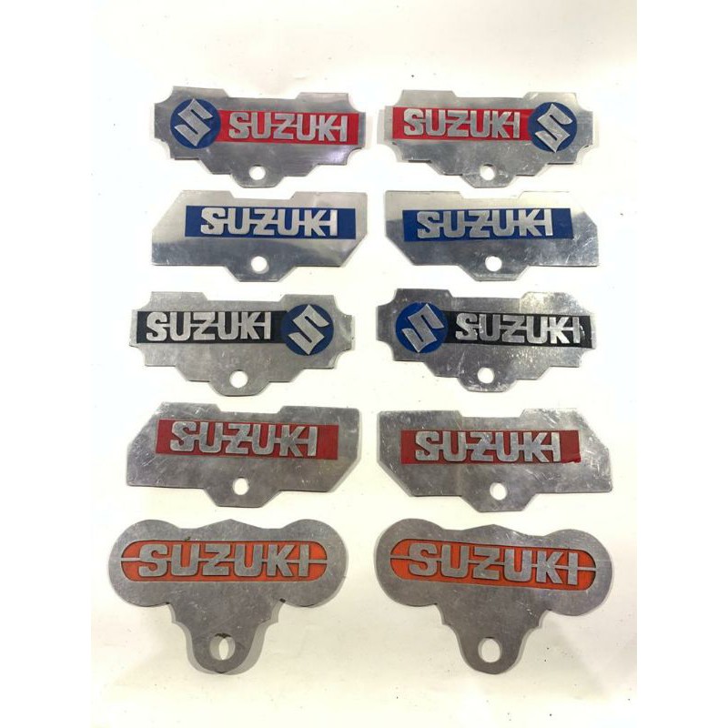 Emblem Variasi Fotstep Fostep Barstep Postep Suzuki A100 GP TRS GT FR RC BRAVO CRISTAL SPIRIT SATRIA