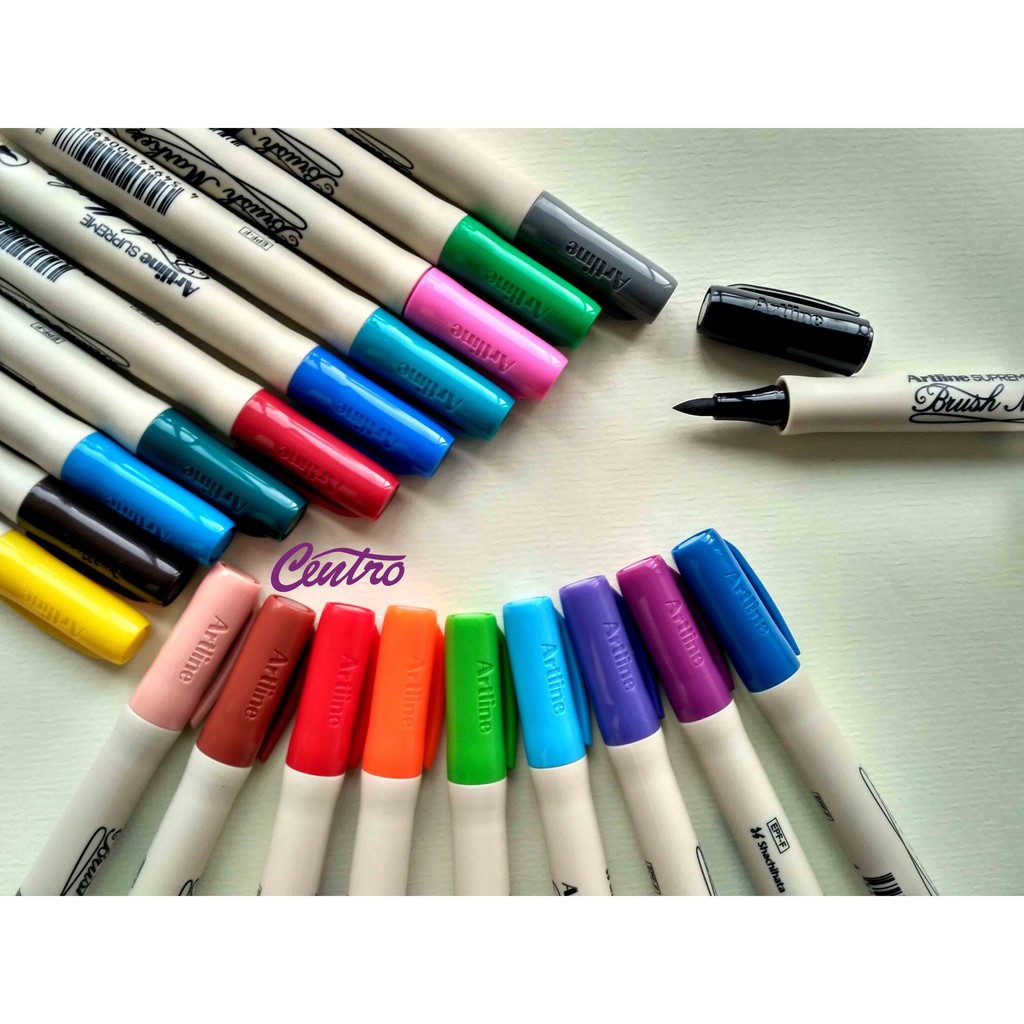 

Artline Supreme Brush Color Marker EPF-F Spidol Kuas Pen Warna