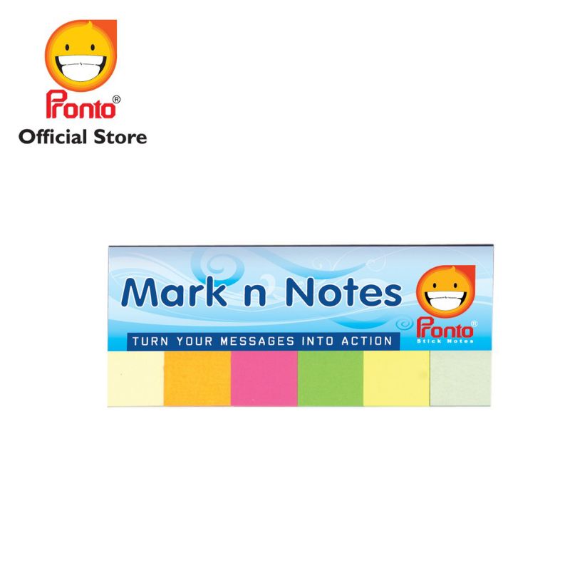 

Memo Stick Pronto Mark n Notes 6 warna ( 1set/6wrn )