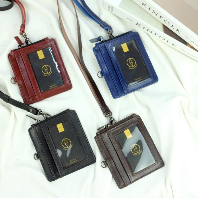 

[[COD]] Sendy Leather GETAFE Lanyard Name Tag 2in1 Id Card Holder Kulit Asli GRATIS ONGKIR Kode 810