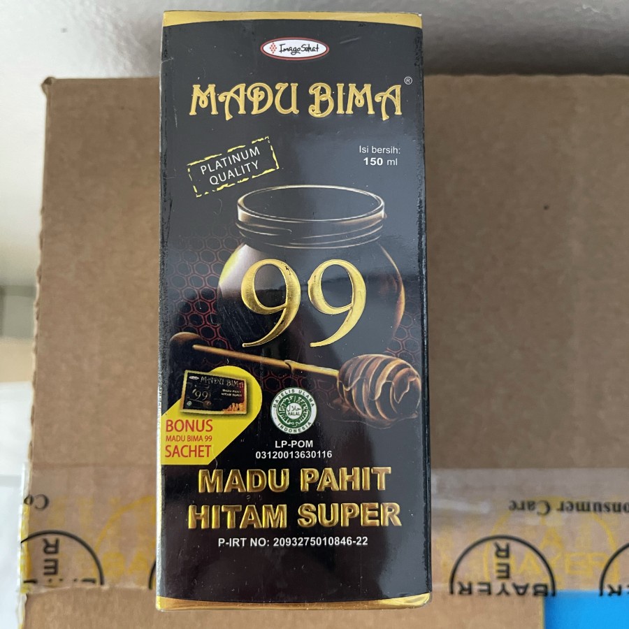Madu Bima 99 Pahit Hitam Super 150 ml