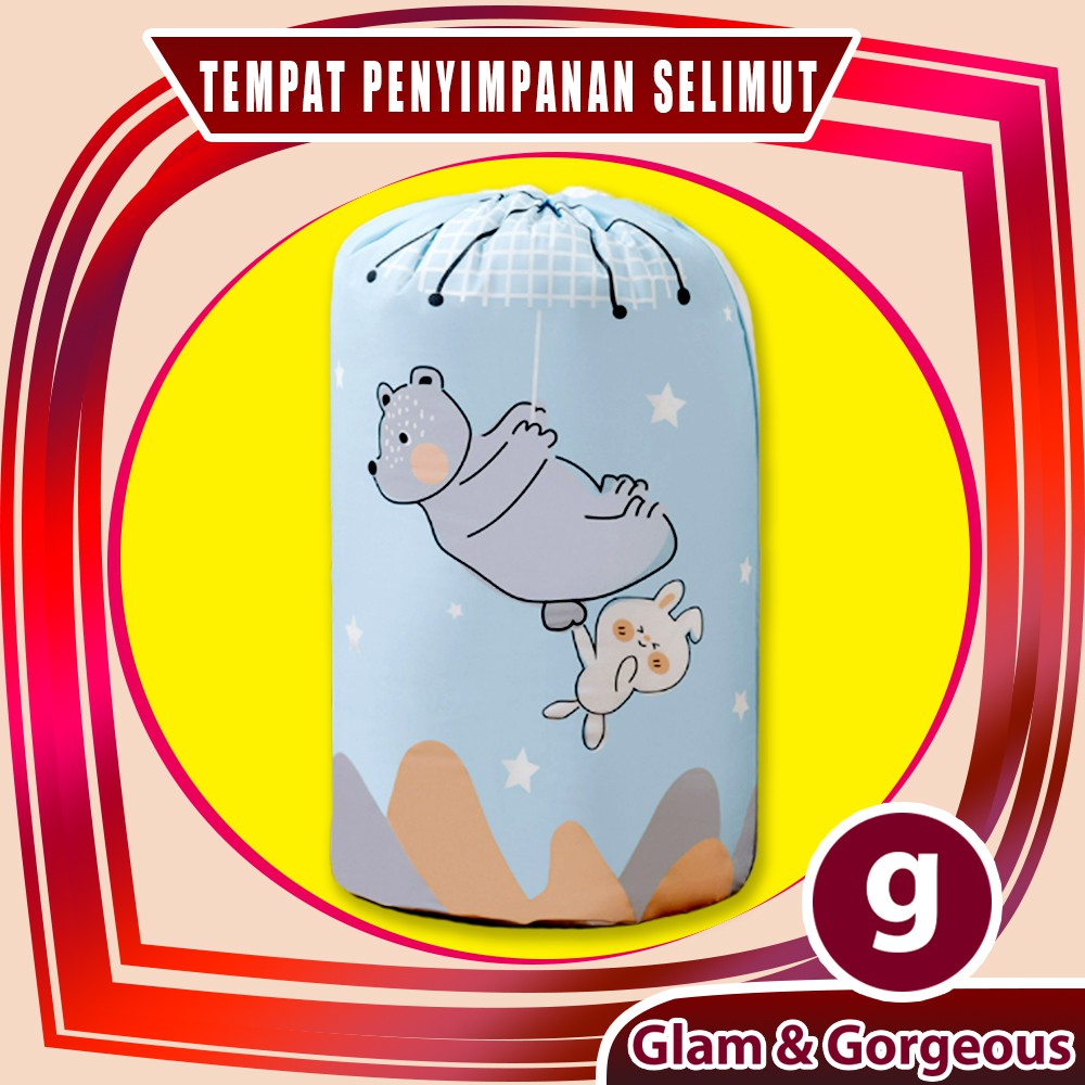 Tempat Penyimpanan selimut Bed Cover simpan pakaian organizer serbaguna TP012