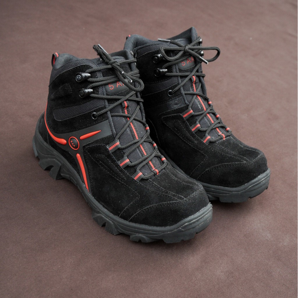 100 % Original Sepatu Pria 5AA Pria boots Original Kasual Casual Boots kulit hiking Gunung Murah