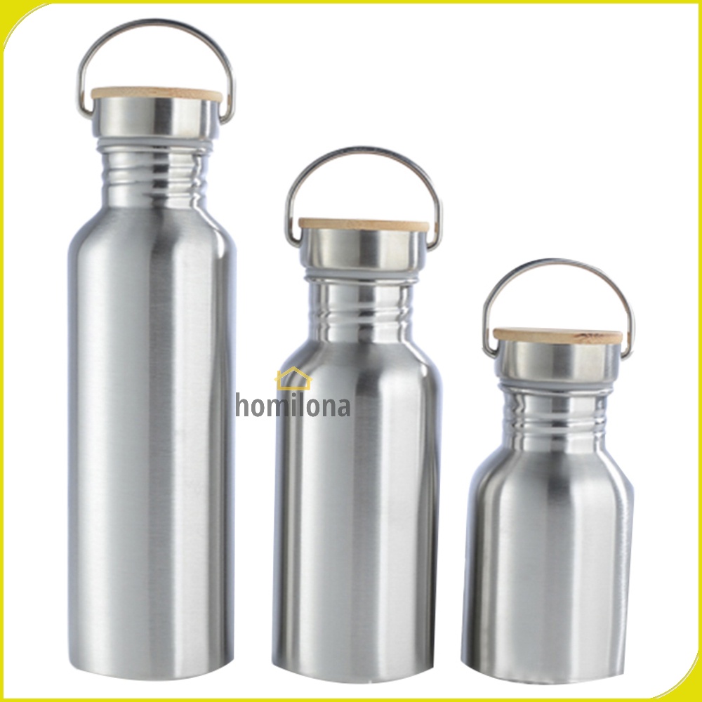 Botol Minum Insulated Thermos Stainless Steel 300ml 500ml 750ml 1000ml YM006 Silver