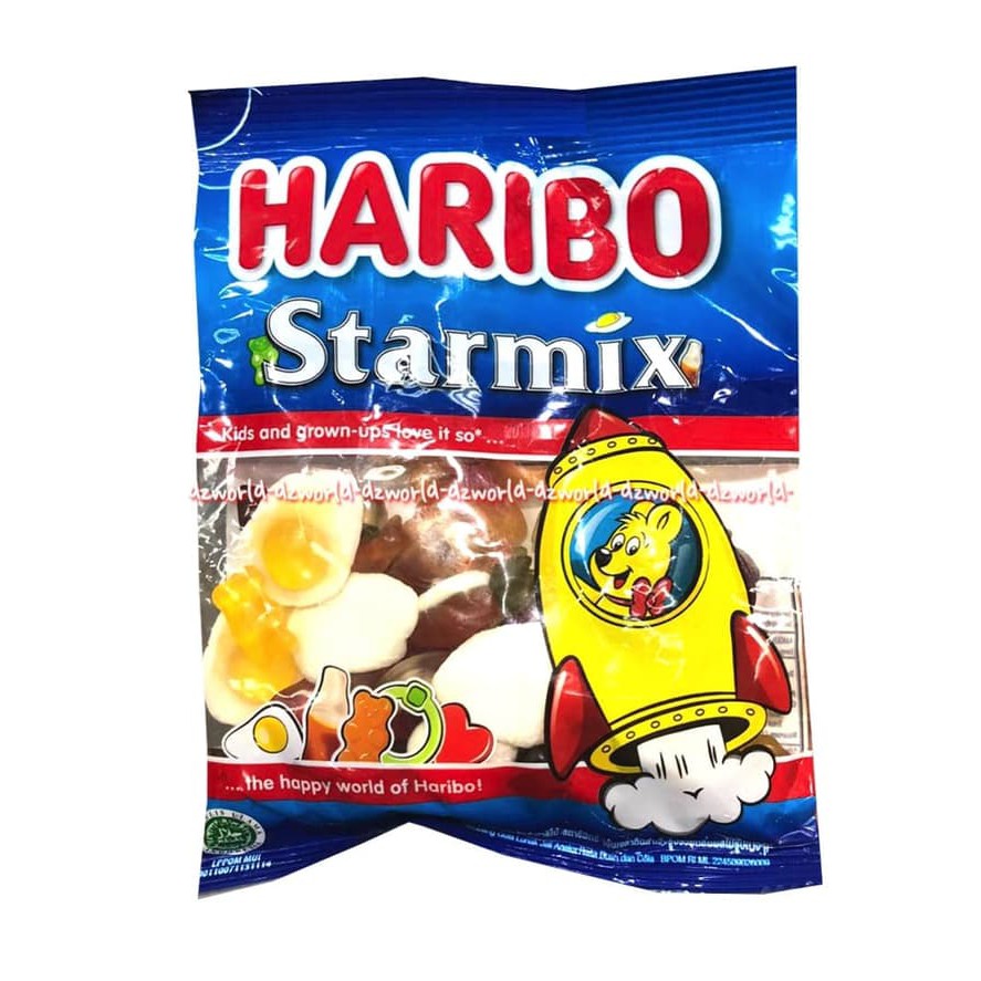 

dzw3444 Haribo Starmix Permen Jelly Dengan Berbagai Rasa Gummy 160gr Starmik