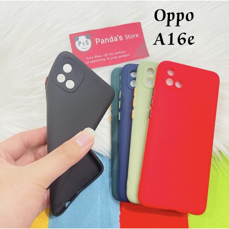 Case Oppo A16e A16k Babycase + Pelindung Kamera, Makaron Full Color (PsS)