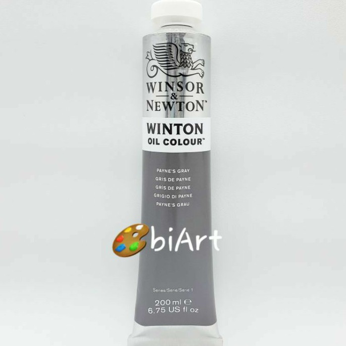 

Cat Minyak Winton Oil Colour 200 ml Payne's Gray Winsor & Newton