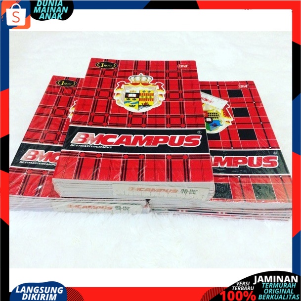 BUKU TULIS BM CAMPUS 36 LEMBAR UKURAN BOXY 1PCS TERMURAH  Best Seller