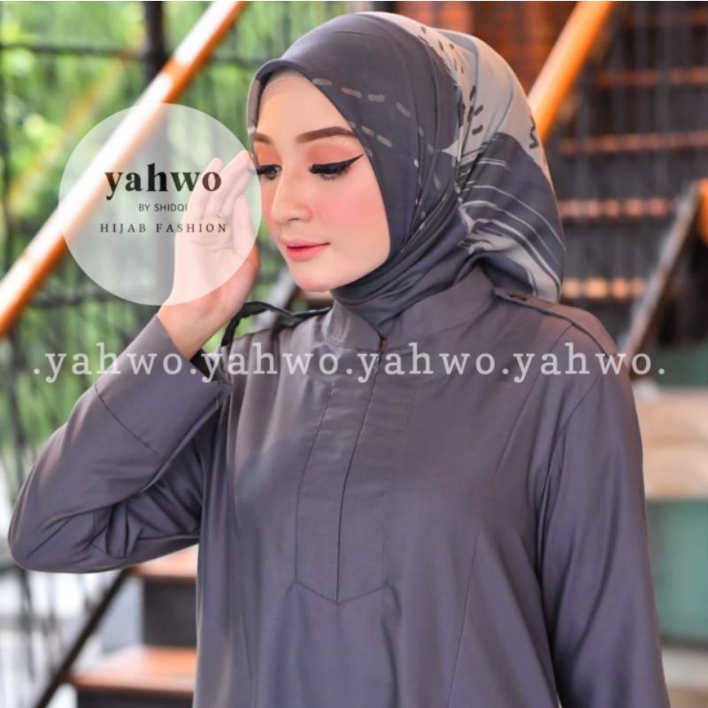 GAMIS ABU TUA/GAMIS DINAS KEMENAG/BAJU GAMIS WANITA/GAMIS TOYOBO FODU/YAHWO ORIGINAL/DRESS TERBARU/GAMIS  R009/YAHWO BY SHIDQI