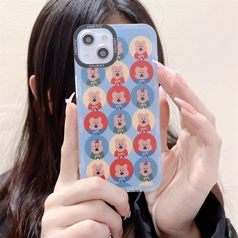 Soft Case Silikon Motif Beruang Untuk Samsung A03s A12 A13 A32 A22 A23 A73 A53 A33 A21s A02 A72 A52s A20 A30 A50 A50s A30s A51 A71 S22 Plus