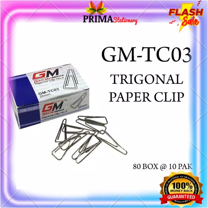 

ALAT TULIS PAPER CLIP NO.3 GM-TC 03
