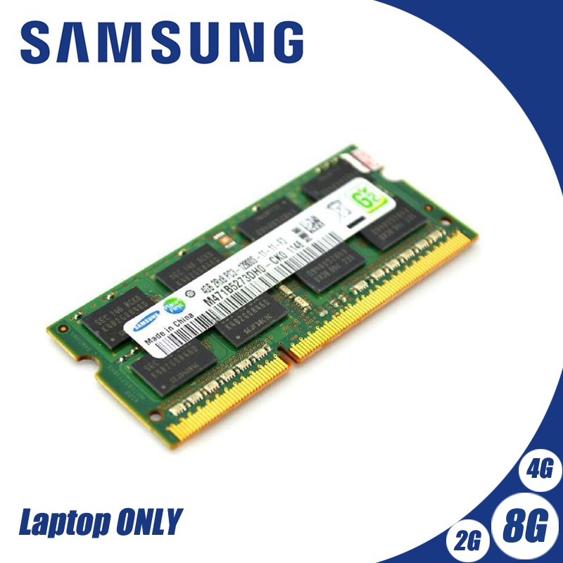 Samsung 8GB 4GB 2GB 2G 4G PC2 PC3 PC3L DDR2 DDR3 667Mhz 800Mhz 1333hz 1600Mhz 5300S 6400 8500 10600