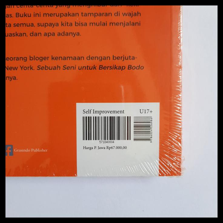 

PROMO BUKU SEBUAH SENI UNTUK BERSIKAP BODO AMAT (BEST SELLER) - MARK MANSON PROMO