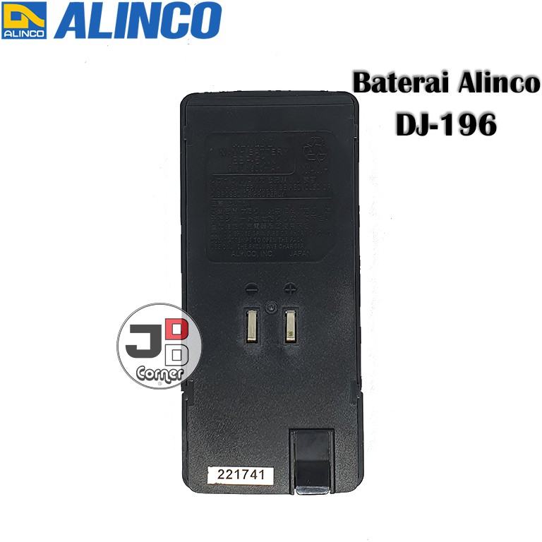 Baterai HT Alinco DJ-196 EBP-51N ORIGINAL Baru DJ196 DJ 196 EBP51N Batere Batre