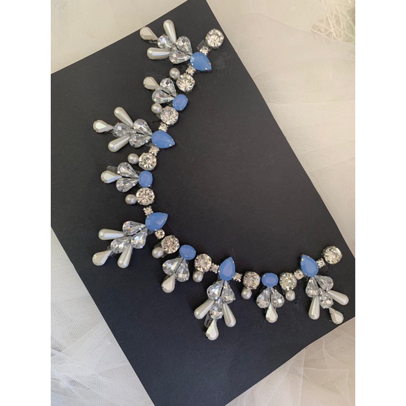 Payet Rangkai / Payet Kristal - Maudy Blue