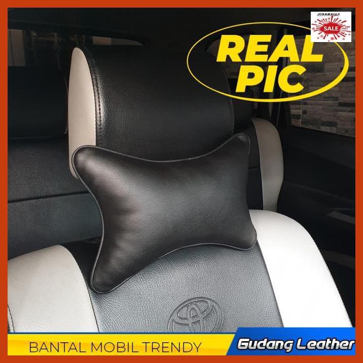 LATNAB- BANTAL MOBIL KULIT / BANTAL SANDARAN JOK MOBIL - BAPER SERIES -ASLII.