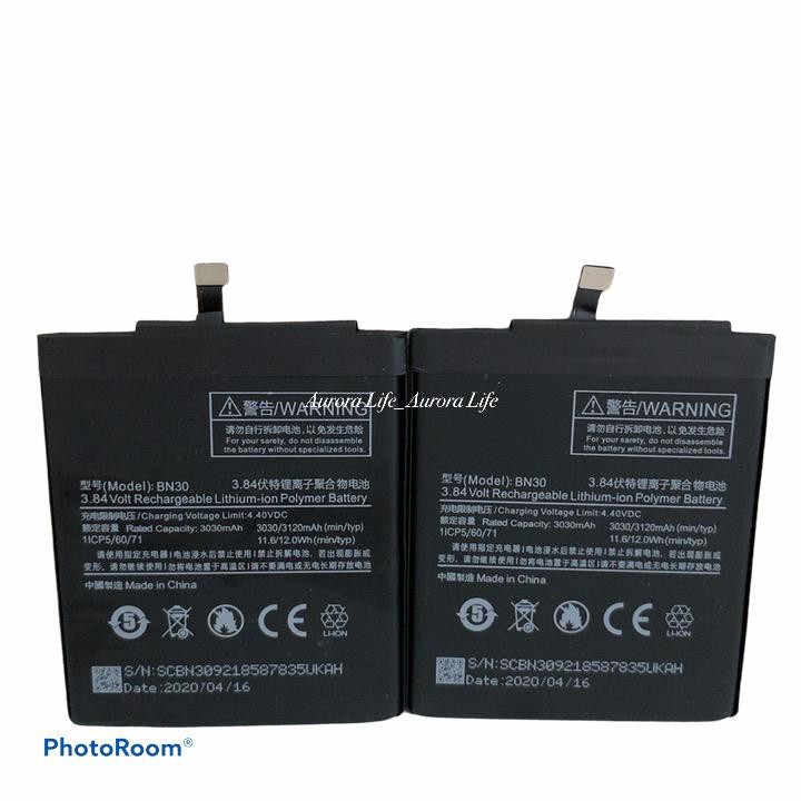 Baterai Xiaomi BN30 Xiaomi Redmi 4A Original 100% Battery Batre