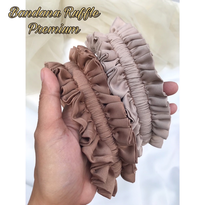 BANDO RUFFLE SATIN VALVET PREMIUM