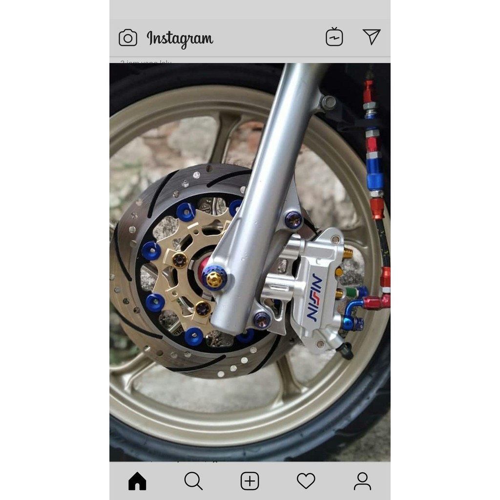 kaliper nissin monoblok vario125 vario150 beat mio scoopy sepake