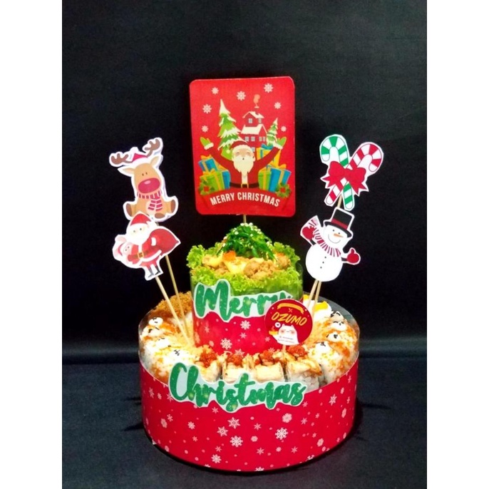 

Murah!!! Hampers/Giftbox/Natal/ Sushi Cake Edisi Natal .