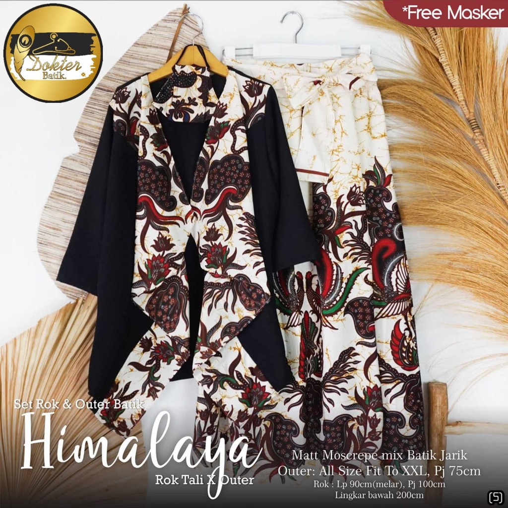SET ROK & OUTER BATIK HIMALAYA |DOKTER BATIK