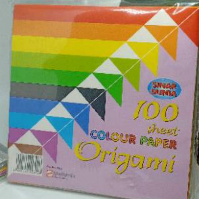 Kertas origami colour papaer sheet murah swalayan murah Jakarta