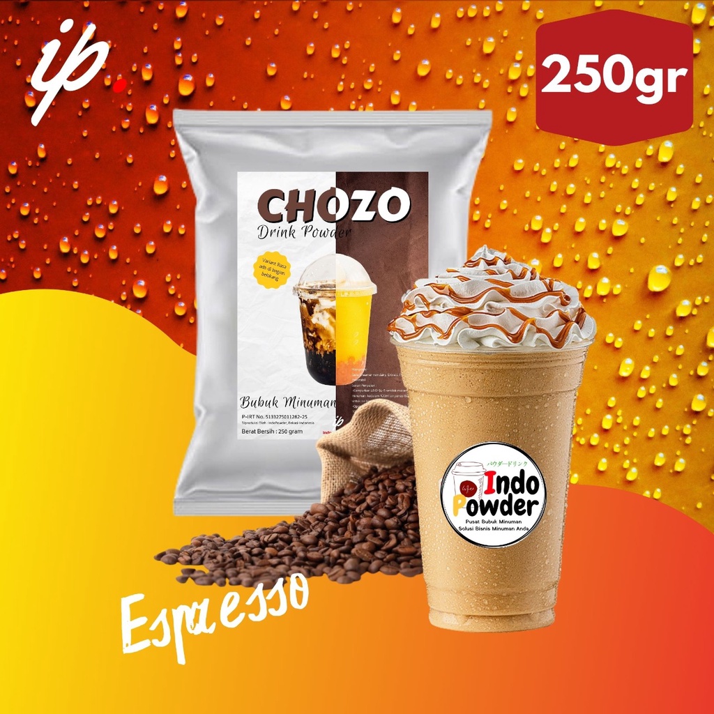 250 GRAM - Bubuk ESPRESSO 250gr - Bubuk Minuman COFFEE rasa ESPRESSO 250gr