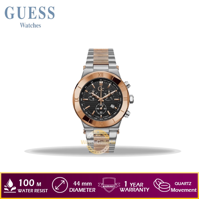 Jam Tangan Pria GUESS GC Y69003G2MF Stainless Steel Original