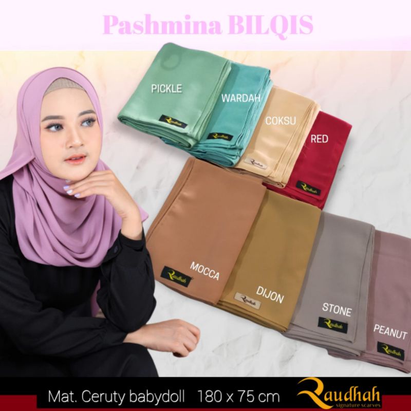 PASHMINA CERUTY BABYDOLL PREMIUM by RAUDHAH