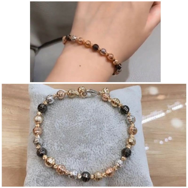 Gelang Premium Lapis emas anti karat anti alergi gelang krincingan Premium Quality 9655