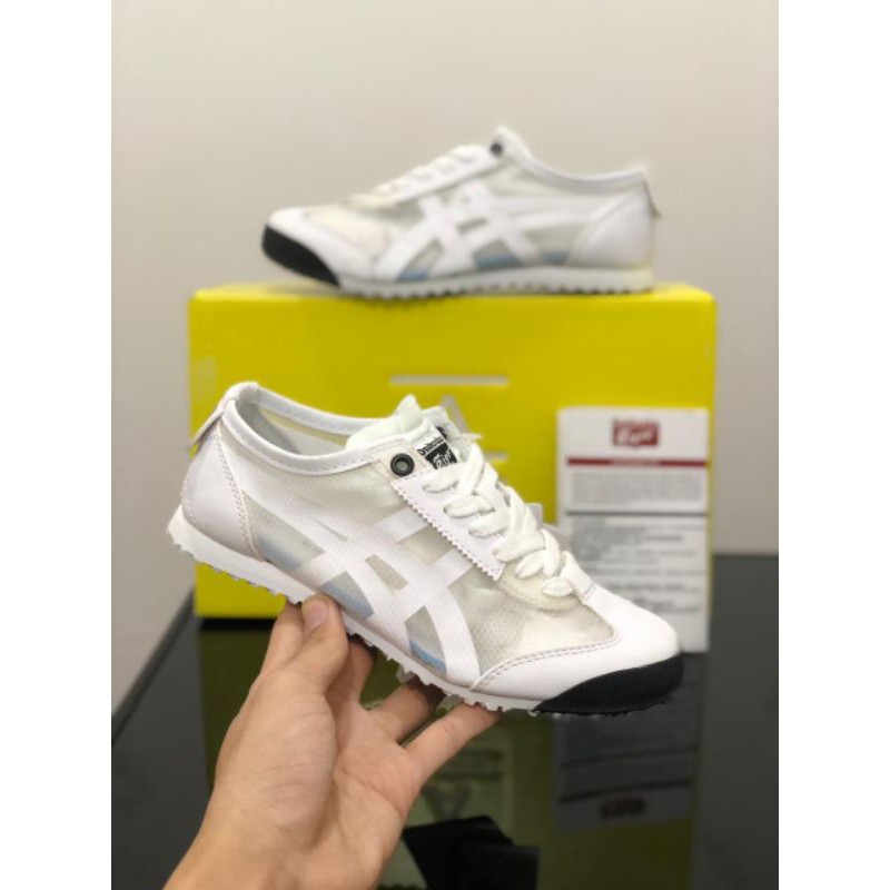 sepatu onitsuka tiger mexico 66 original ap white transparan