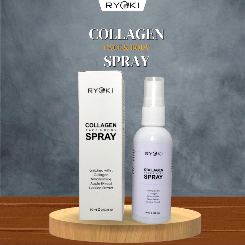 RYOKI COLLAGEN FACE & BODY SPRAY 60 ml RYOKI SKINCARE / RYOKI FACE & BODY / RYOKI SERUM / RYOKI BEAU