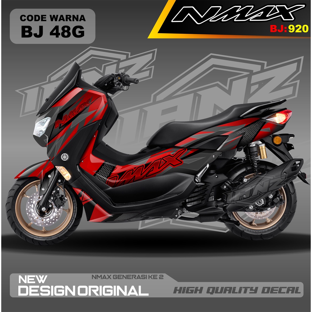 DECAL STICKER ALL NEW NMAX FULL BODY MOTOR / DECAL FULL BODY NMAX / DECAL STIKER FULL BODY NMAX / sticker nmax / decal nmax / stiker motor nmax / decal new nmax /STIKER DECAL NMAX TERBARU