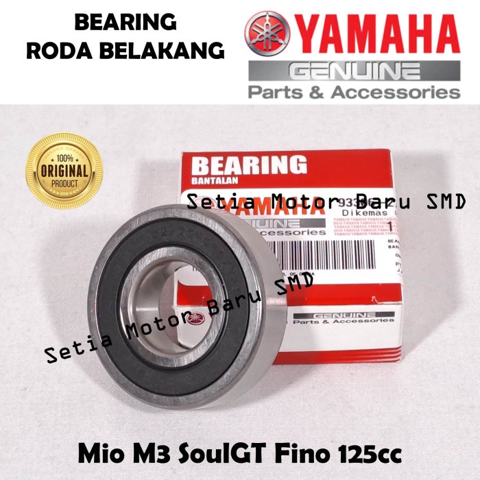 Bearing Bering Laher Roda Belakang Motor Yamaha Mio M3 SoulGT Fino 125 Asli Parts Original