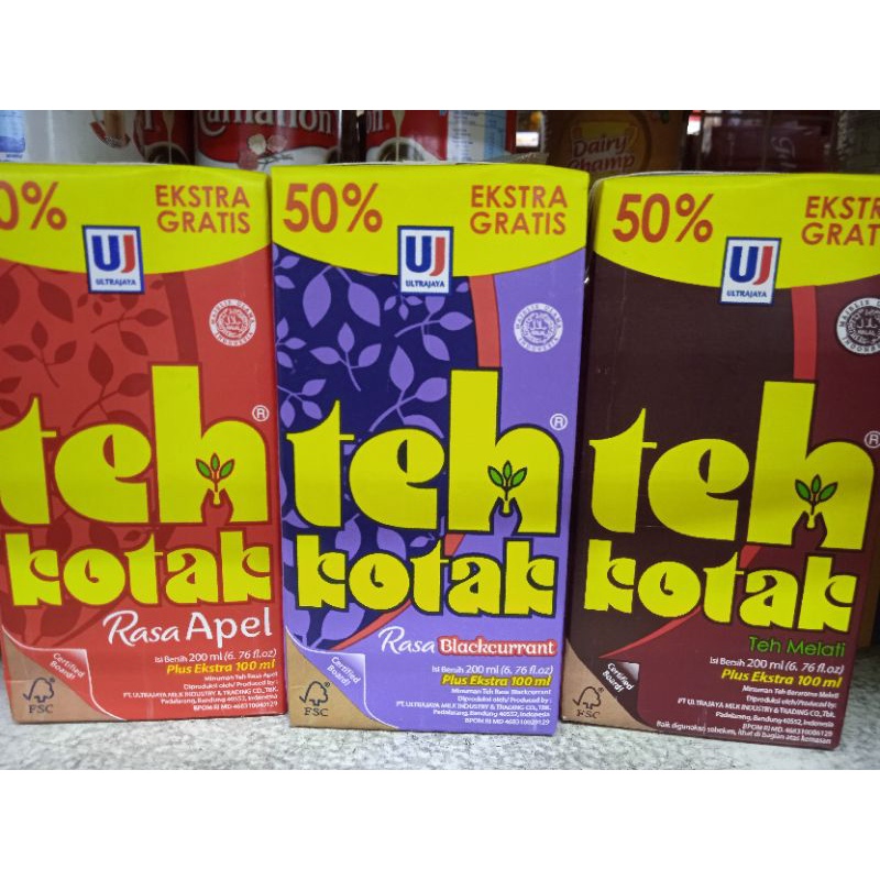 

Teh Kotak Rasa Apel BlackCurrant dan Melati 300 Ml