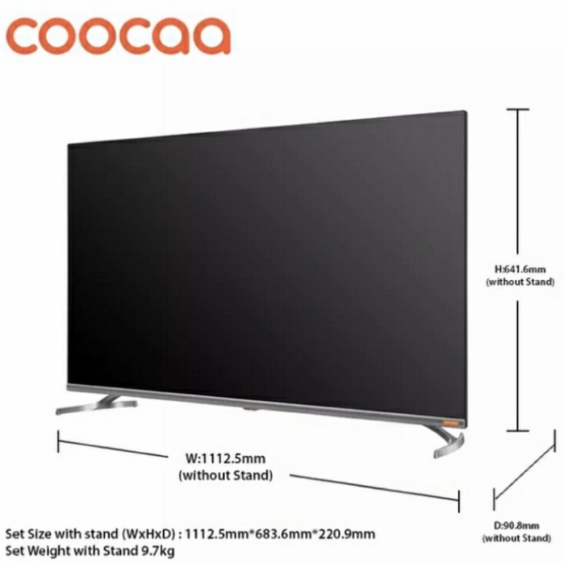 JNE COOCAA LED TV 50 inch 50S5G PRO SMART TV ANDROID 10 UHD 4K 50&quot; DIGITAL