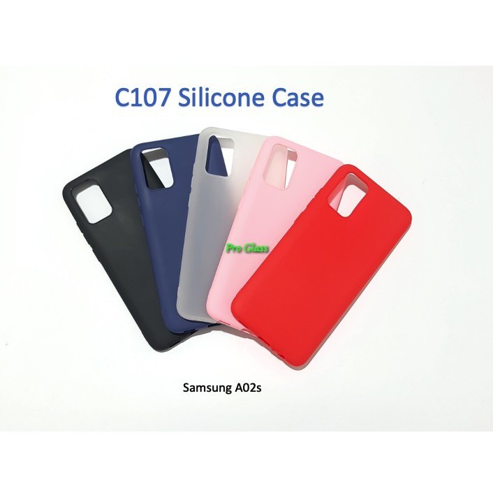 C107 Samsung A02 / A02s Colourful Ultrathin Silicone Matte Soft Case