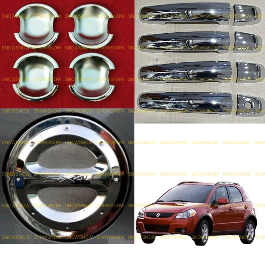 Paket Outer Handle Tank Cover Suzuki SX4 Chrome