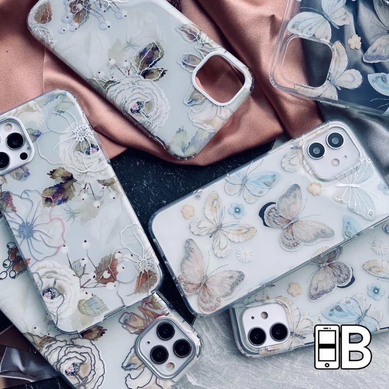 HOT!! Laser 3D ZEBRA, WILD FLOWER &amp; BUTTERFLY Series Case iPhone 7+ X XR XS 11 PRO MAX 12 PRO MAX