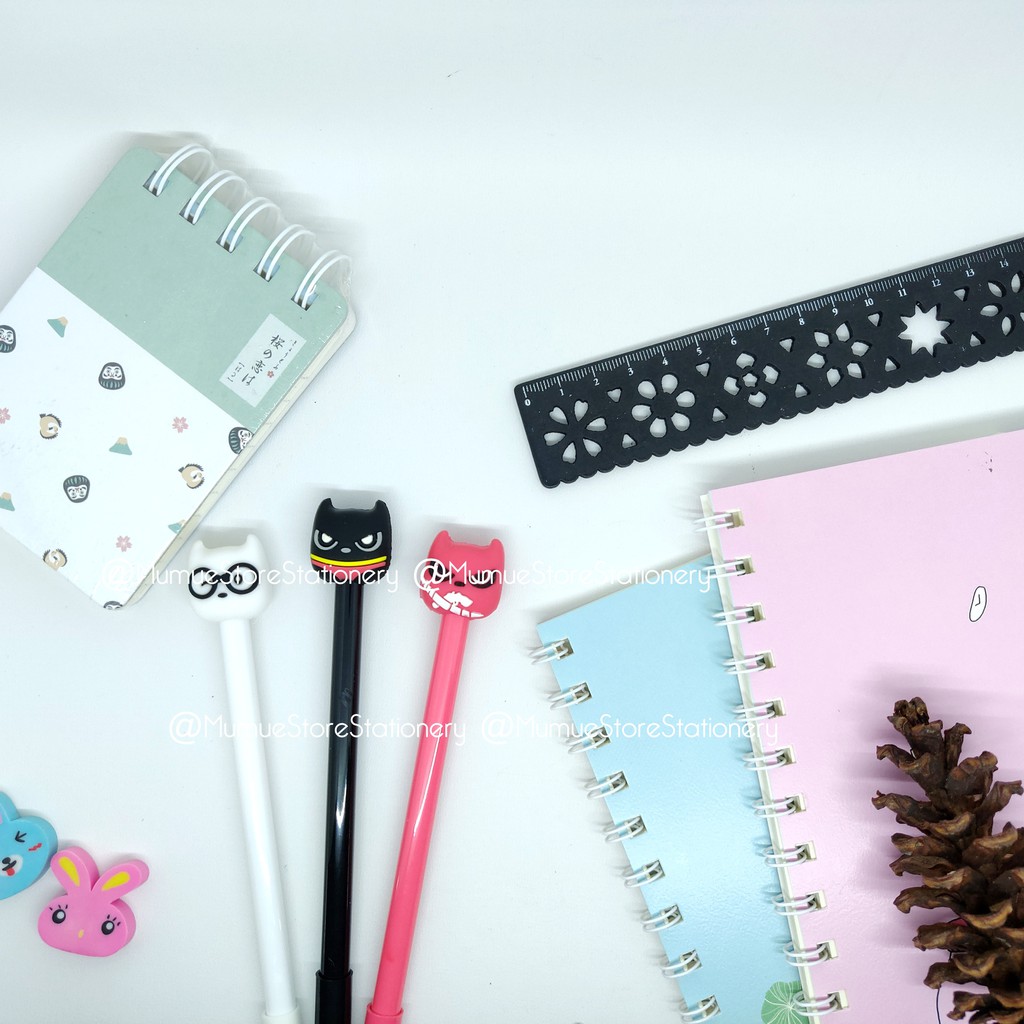 

PULPEN BERKARAKTER CRAZY CAT 12PCS /gel pen / Ink gel pen