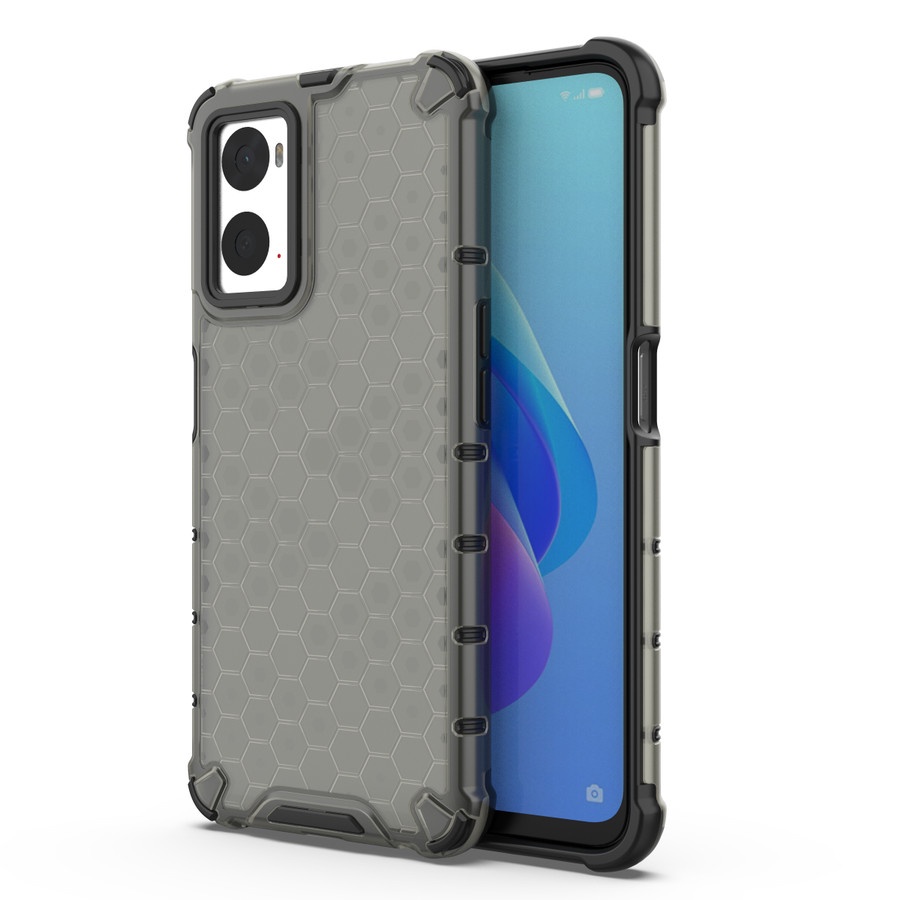 OPPO A96 / A76 / A95 / A74 4G / A54 / A53 / A33 SOFT CASE RUGGED ARMOR HONEYCOMB SERIES