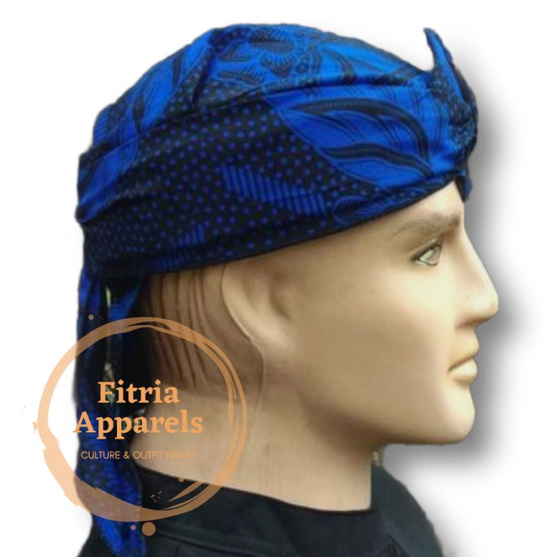 iket parekos praktis permanen - iket baduy - motif batik baduy - iket sunda - bendo - udeng permanen