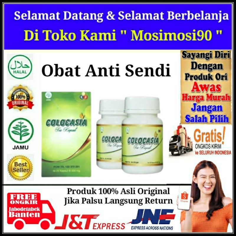 Original COLOCASIA ASLI 100% ORIGINAL OBAT NYERI SENDI & TULANG OBAT COLOCASIA RESMI BPOM TERMURAH
