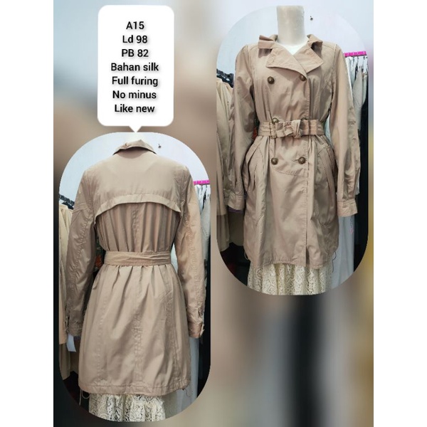 Coat katun import atau jaket import ala korea