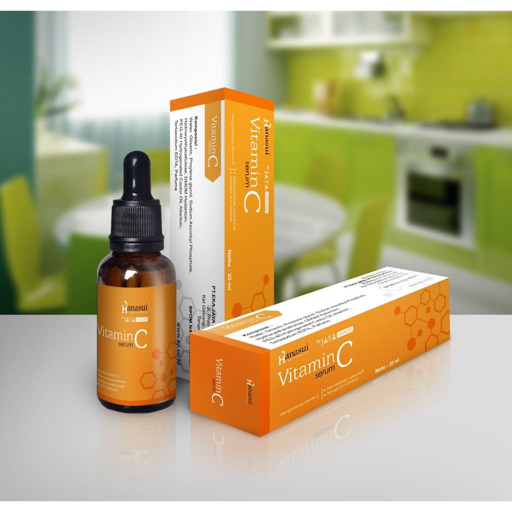 Hanasui Serum Vitamin C E Vit C Serum Wajah Original Indonesia