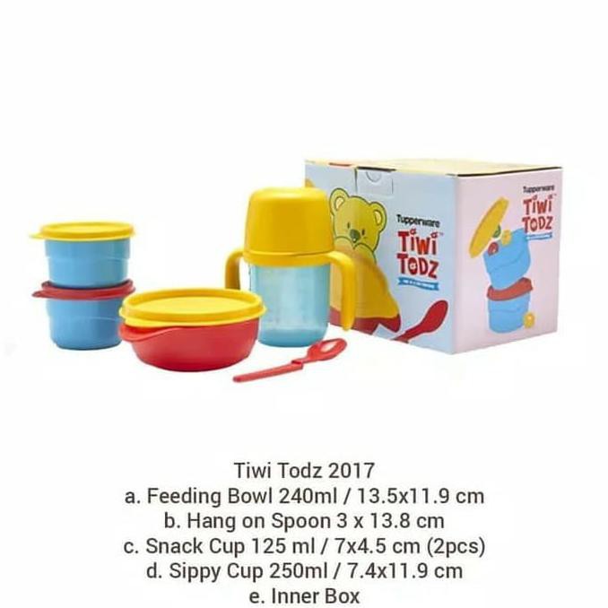 Dijual Tupperware Tiwi Todz Tods Kado Lahiran Alat Peralatan Makan Bayi u Diskon