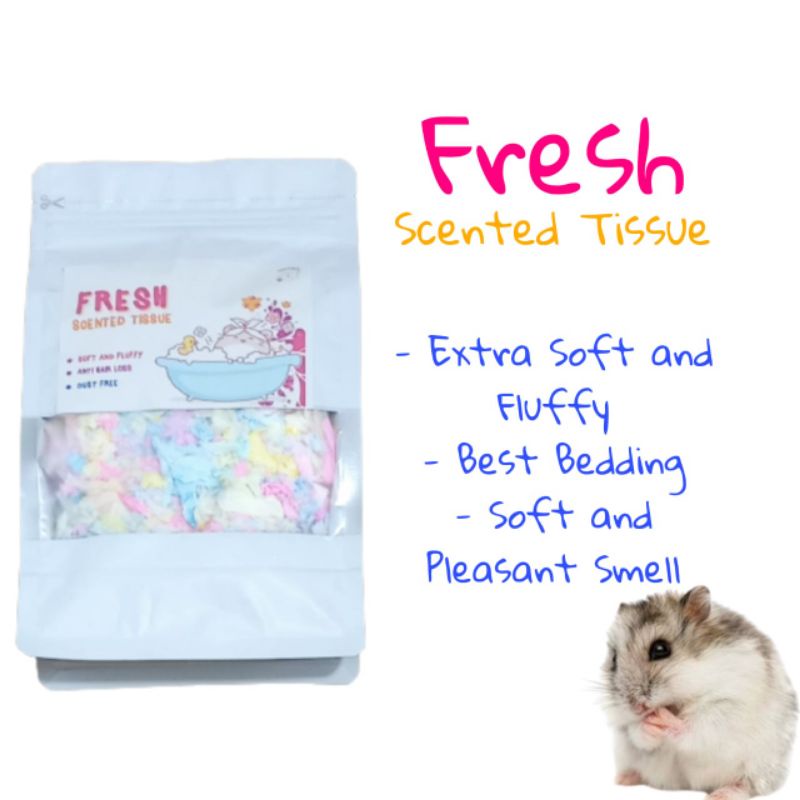 [EXTRA BANYAK] Fresh Scented Hamster Tissue Extra Soft Premium Tisu Hamster 50g