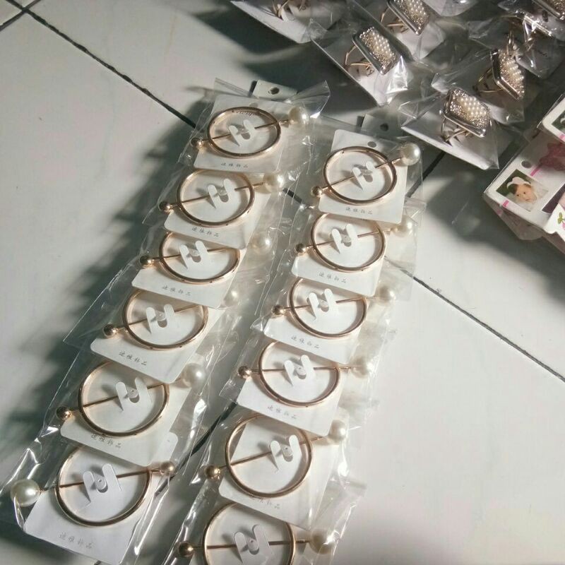 Ring Gesper / Ring Hijab Simple / Gesper Murah Mewah Kekinian