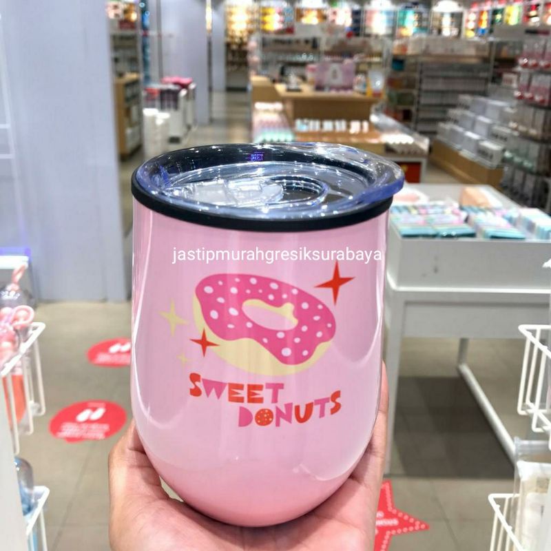 PRINTS STAINLESS STEEL WATER TUMBLER 350ML MINISO BOTOL MINISO