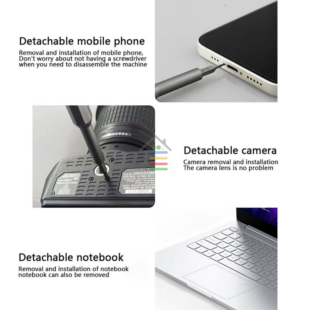 24IN1 OBENG PERBAIKAN SMARTPHONE NOTEBOOK MAGNET STAINLESS ANTI KARAT